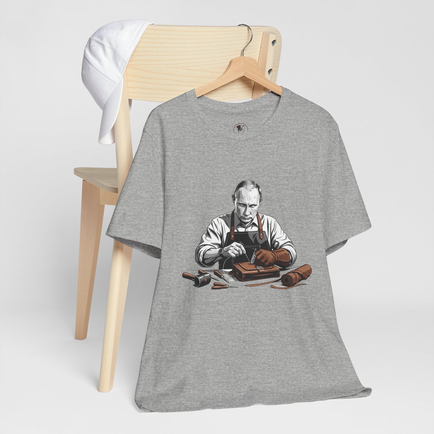 Craftsman Graphic Tee for Artisans, Perfect Birthday Gifts and Everyday Wear - ArtOm_farm™ LEATHER 