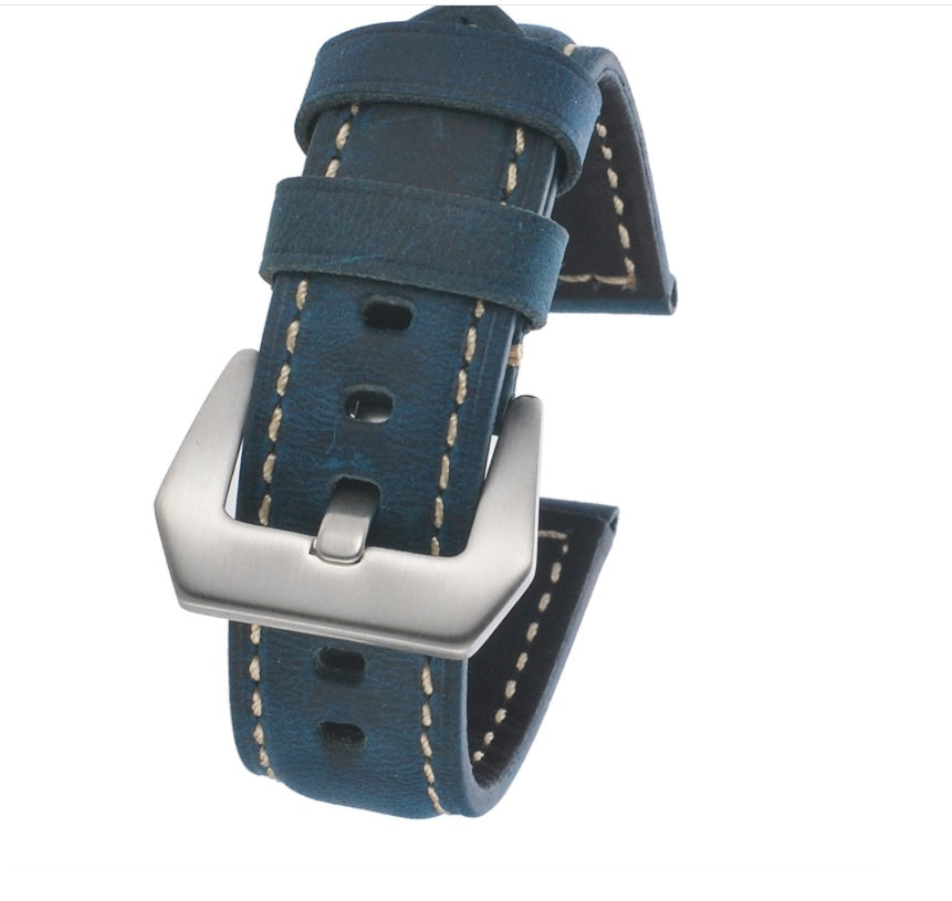 Crazy Horse Leather Strap 20mm 22mm 24mm 26mm Calfskin Quality - ArtOm_farm™ LEATHER