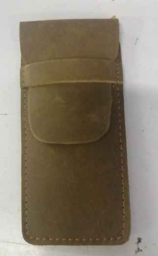 Unisex Retro Leather Pencil Case - Creative Fashion Multifunctional Design