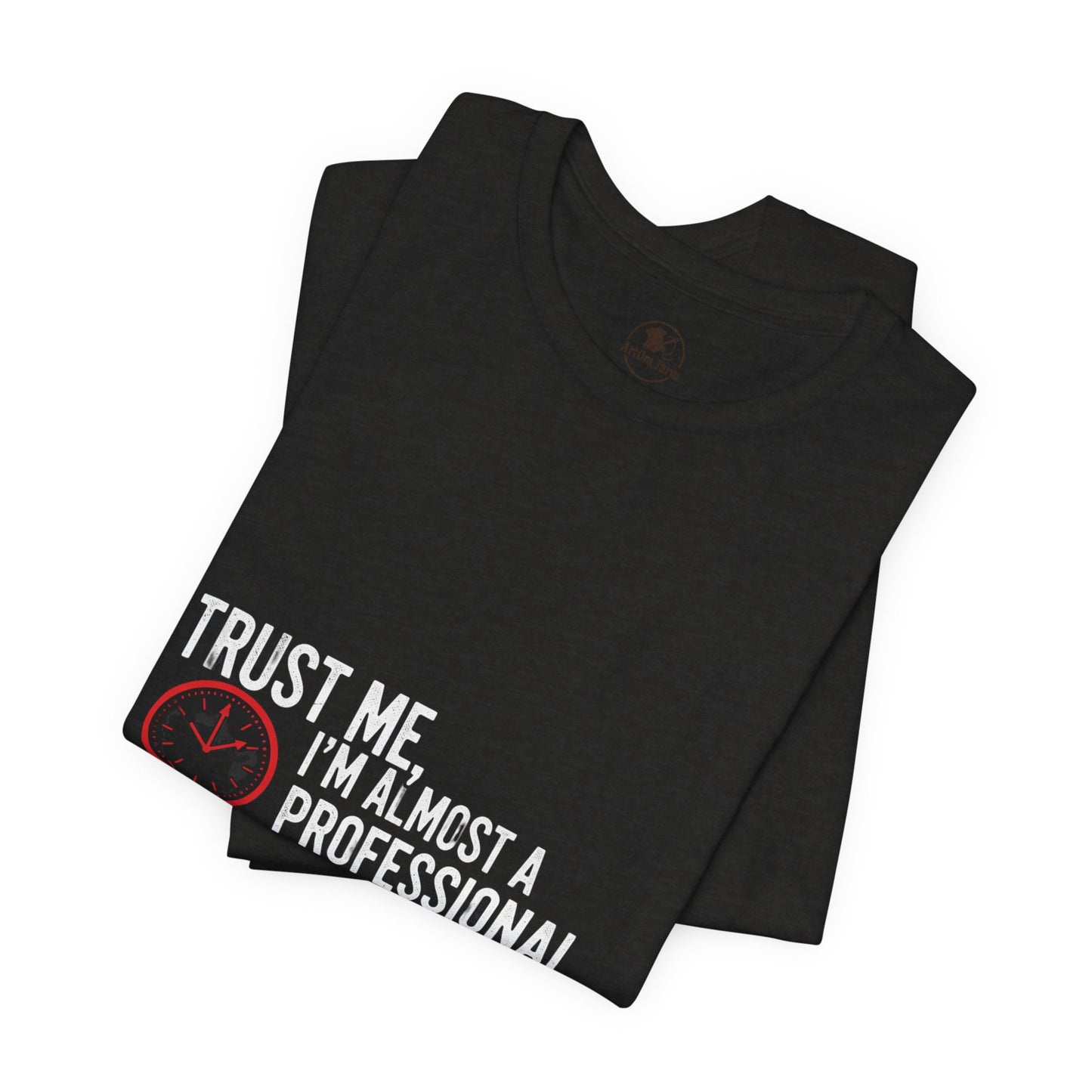 Funny Procrastinator T-Shirt | Humorous Gift for Students | Casual Unisex Graphic Tee - ArtOm_farm™ LEATHER
