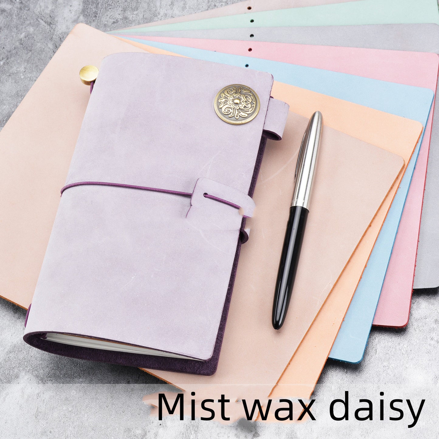 Vintage Leather Travel Notepad - Classic Journal for Your Adventures - ArtOm_farm™ LEATHER 