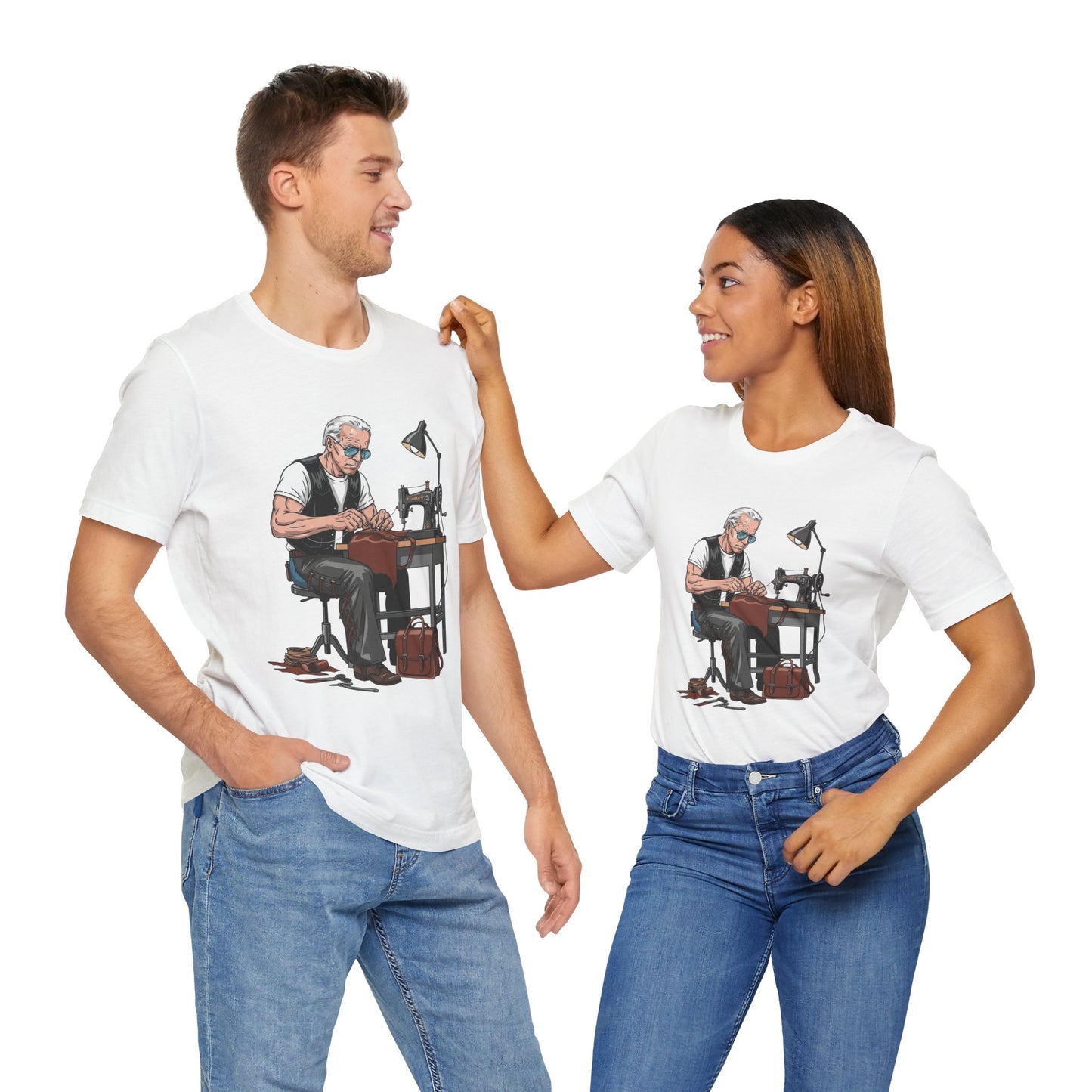 Craftsman Tee for Makers - Perfect Father's Day Gift for Sewing Enthusiasts and Artisan Apparel - ArtOm_farm™ LEATHER