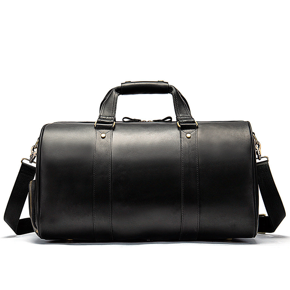 Vintage Crazy Horse Leather Travel Bag for Men - Stylish & Durable - ArtOm_farm™ LEATHER 