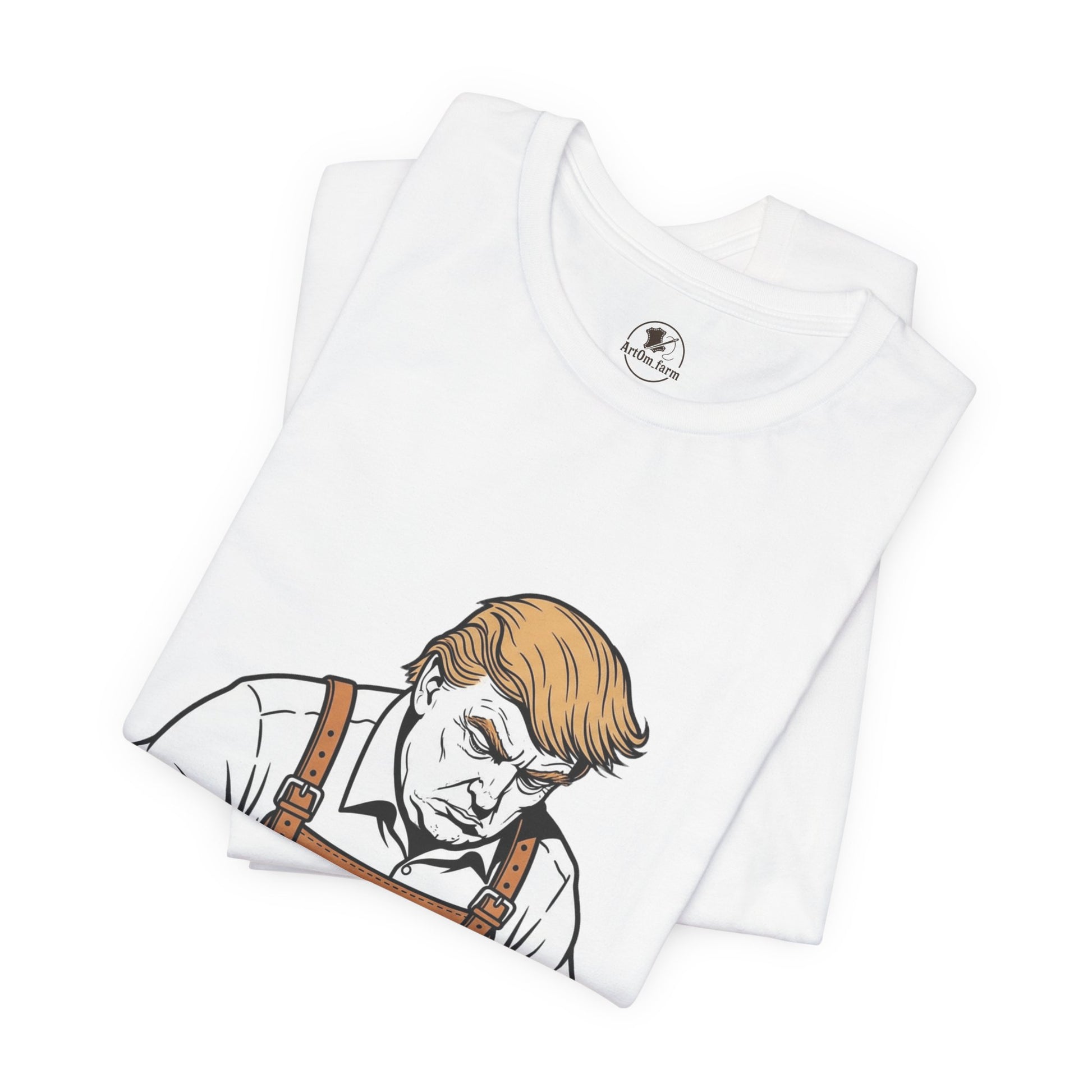 Craftsman Graphic Tee - Workshop T-Shirt for Hobbyists, Unisex Short Sleeve Father's Day Apparel, Artisan Merch - ArtOm_farm™ LEATHER