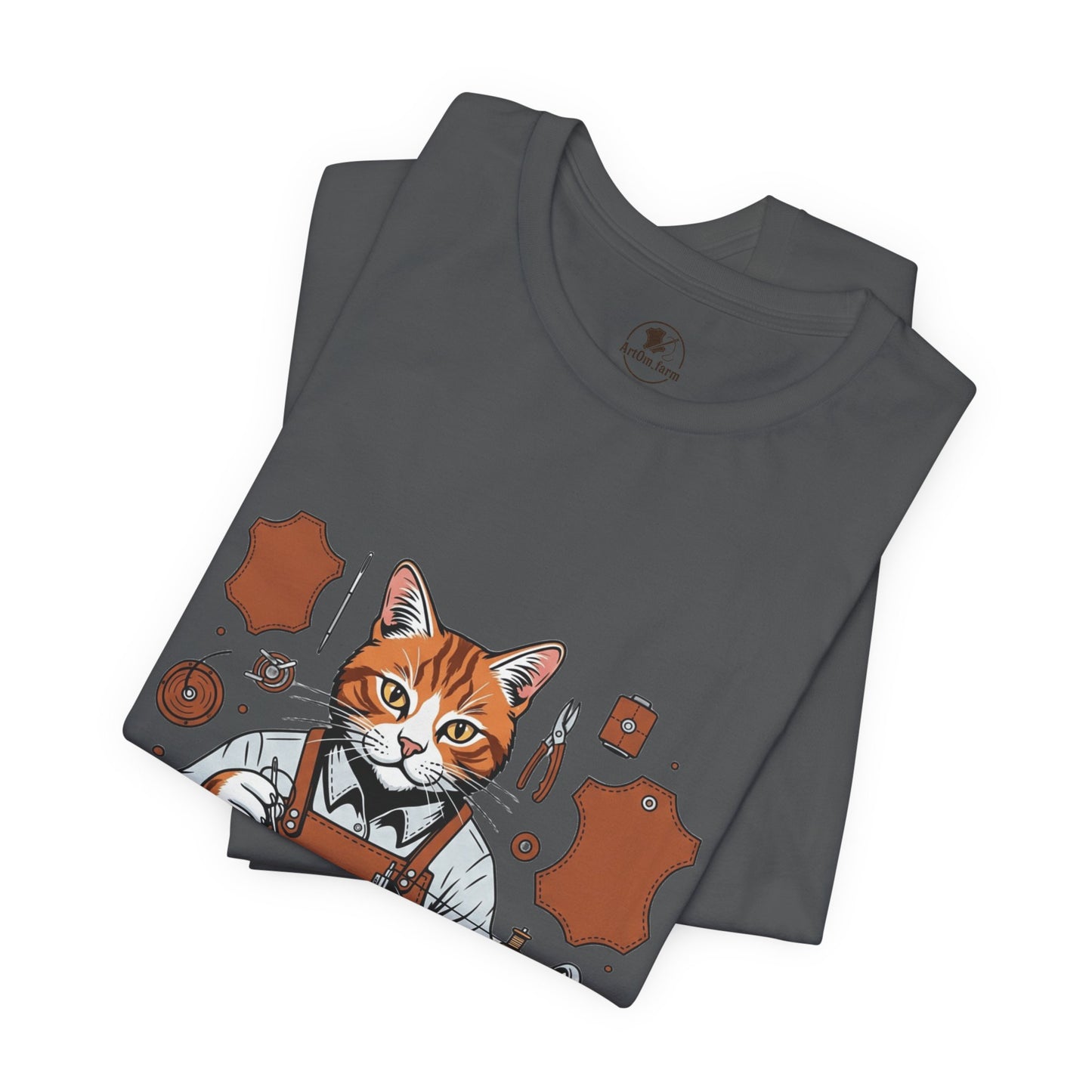 Crafty Cat Master Tee - Funny Cat Shirt for Unisex Pet Lovers, Unique Cat Apparel Gift for Cat Owners