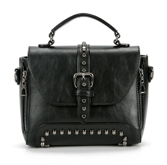 Women Vintage Leather Handbags - Chic Crossbody Design - ArtOm_farm™ LEATHER 