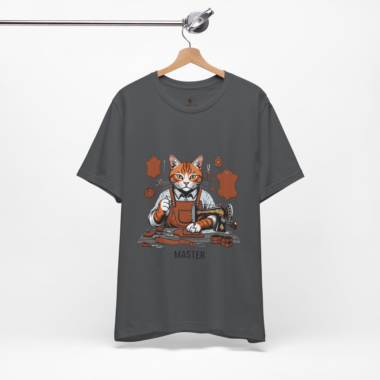 Crafty Cat Master Tee - Funny Cat Shirt for Unisex Pet Lovers, Unique Cat Apparel Gift for Cat Owners