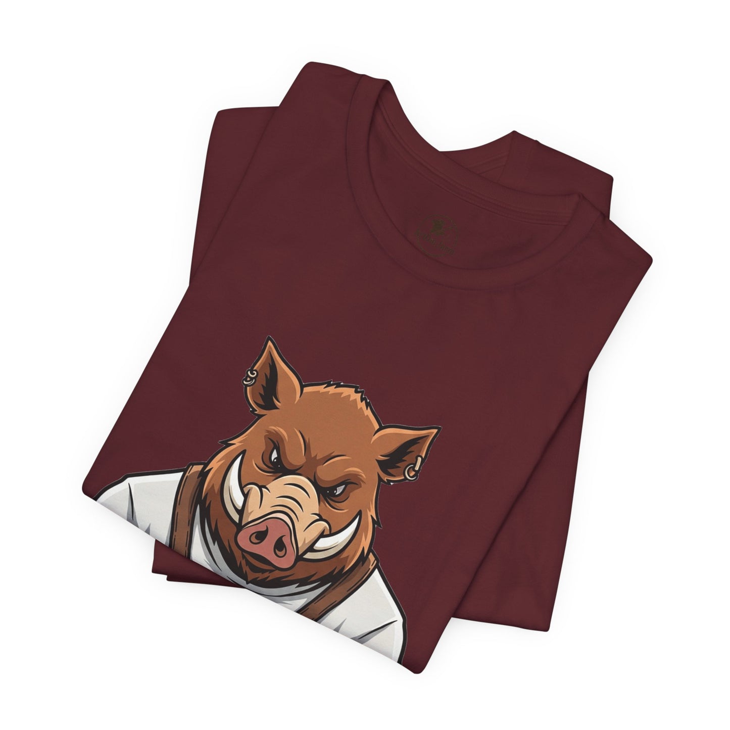 Crafty Pig Graphic Shirt - Fun Unisex Tee for Animal Lovers, Casual Birthday Apparel, and Funny Gift