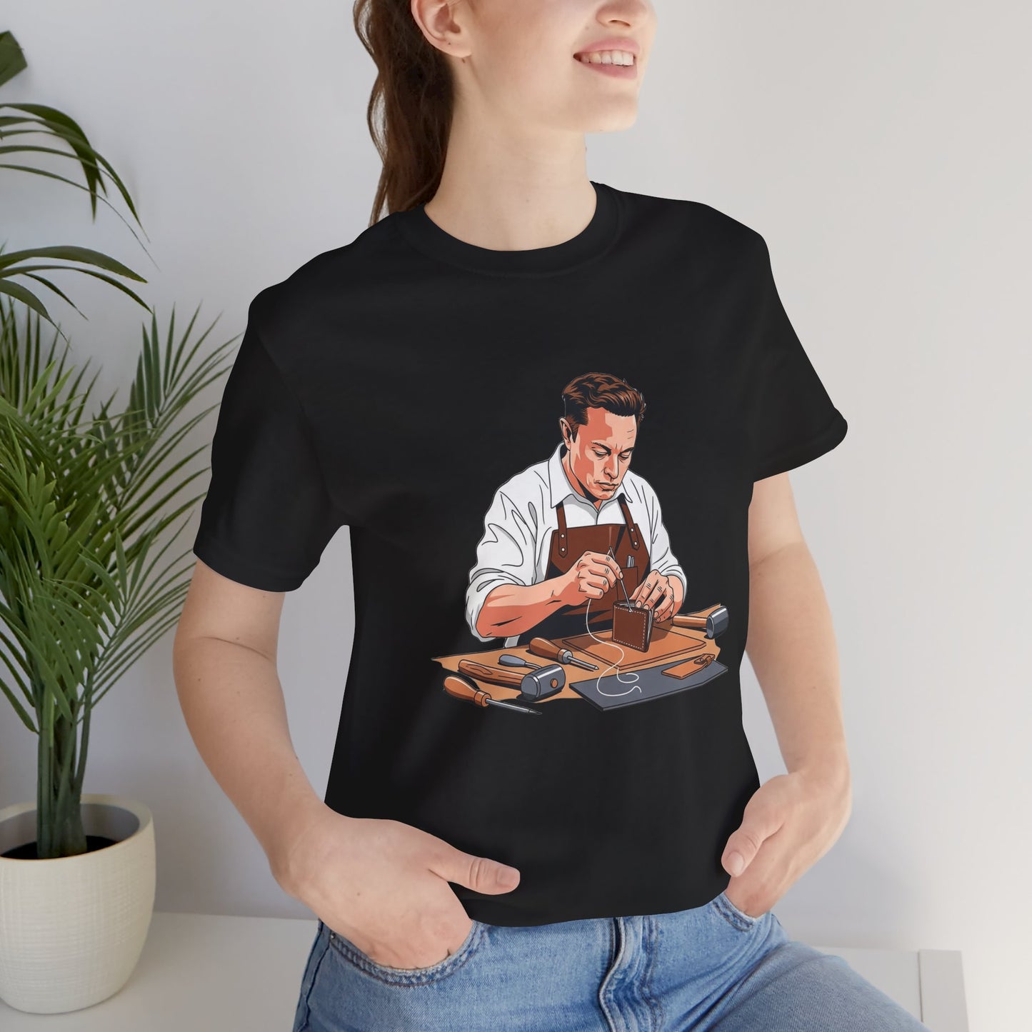 Craftsman Tee - Celebrate Artisanship with the Perfect Gift for Handyman and Father's Day, Ideal for Casual Everyday Wear - ArtOm_farm™ LEATHER 