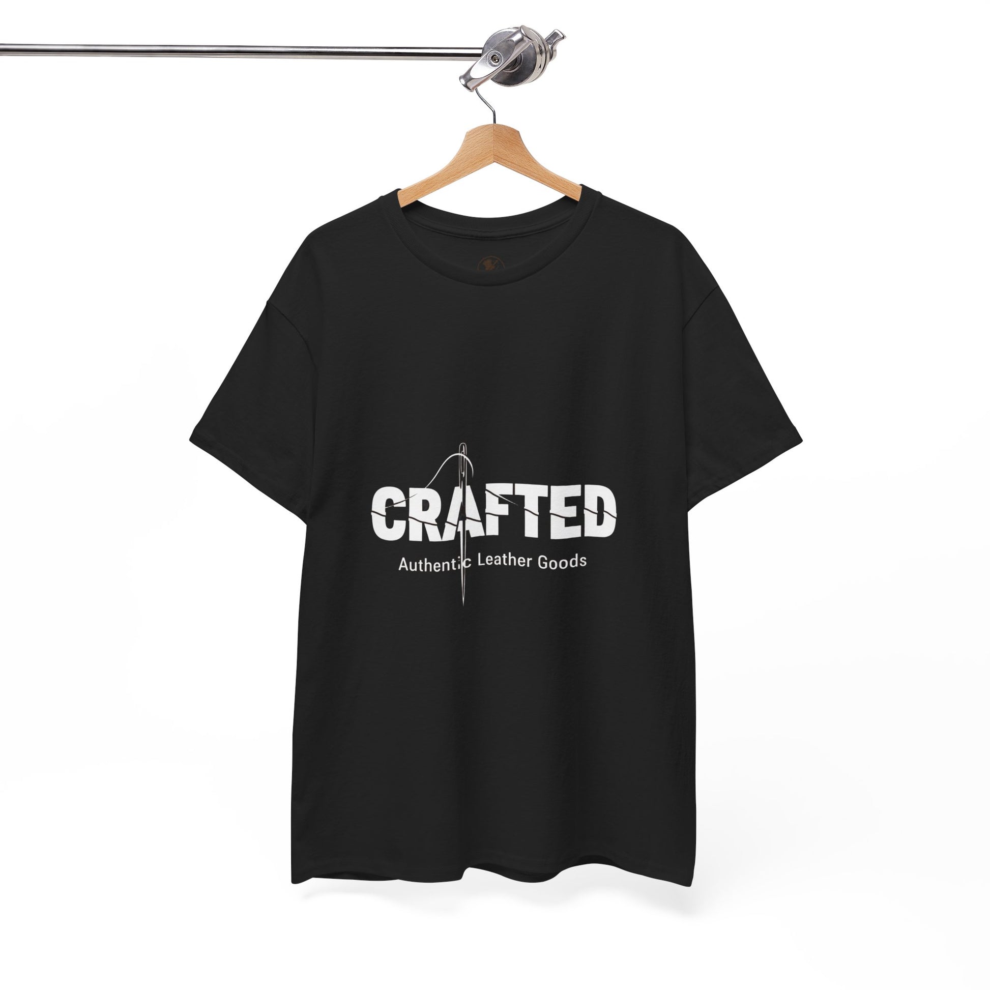 Crafted Leather Goods Tee - Artisan Unisex T-Shirt for Casual Everyday Wear, Unique Gift for Him, Perfect for Craft Lovers - ArtOm_farm™ LEATHER