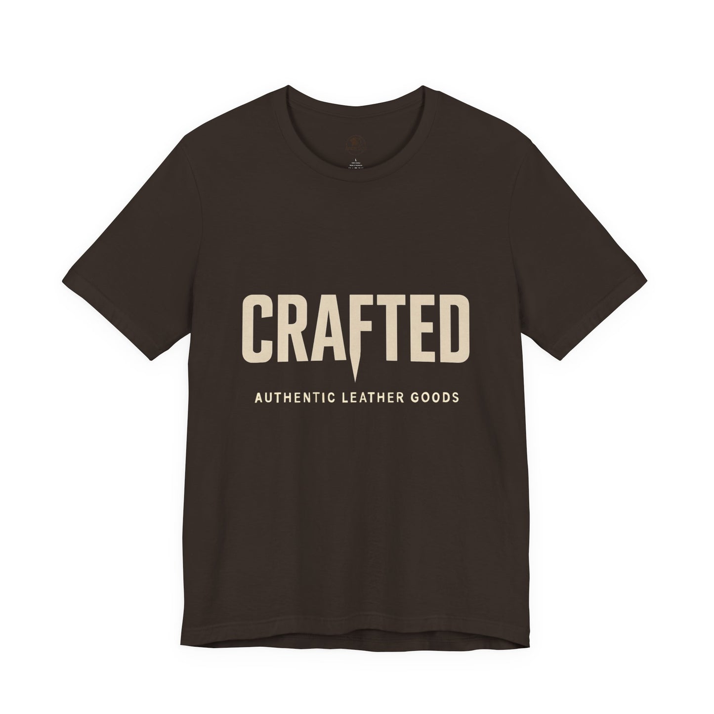 Crafted Leather Goods Tee - Unisex Casual Shirt, Vintage Style Cozy Everyday Wear, Perfect Gift for Him - ArtOm_farm™ LEATHER