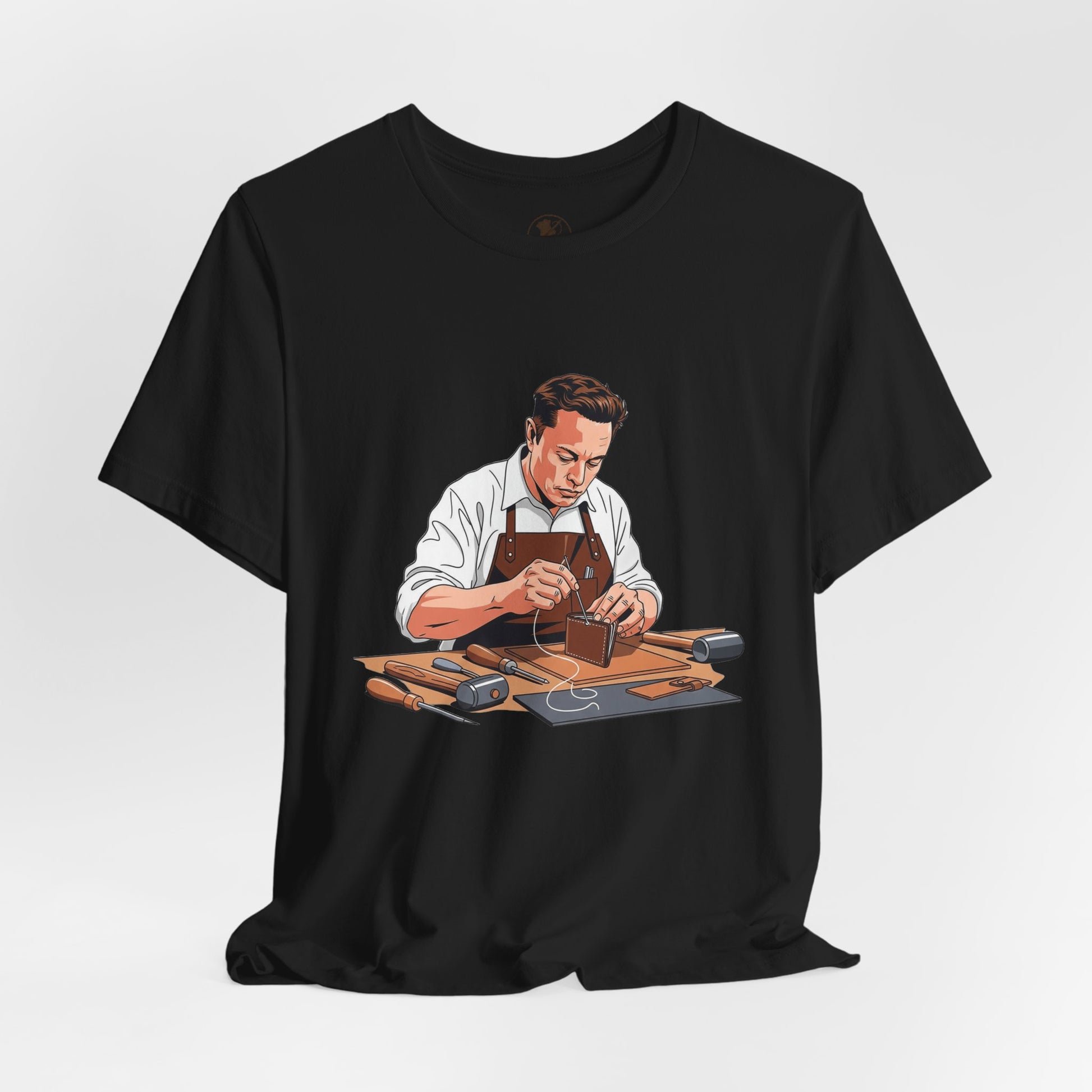 Craftsman Tee - Celebrate Artisanship with the Perfect Gift for Handyman and Father's Day, Ideal for Casual Everyday Wear - ArtOm_farm™ LEATHER 