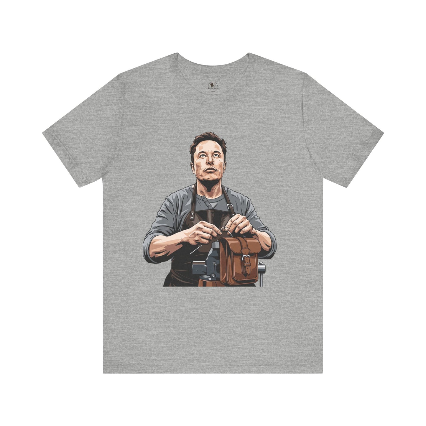 Creative Innovator Tee - Perfect Humor T-Shirt for Tech Enthusiasts and Engineers - ArtOm_farm™ LEATHER