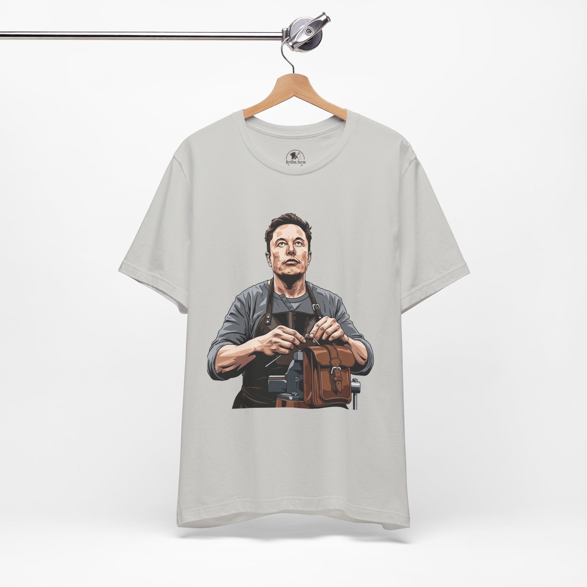 Creative Innovator Tee - Perfect Humor T-Shirt for Tech Enthusiasts and Engineers - ArtOm_farm™ LEATHER 