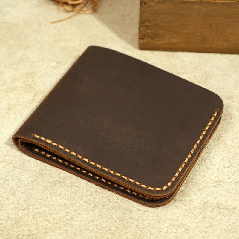 Handmade Leather Wallet for Men - Premium Quality Craftsmanship - ArtOm_farm™ LEATHER 
