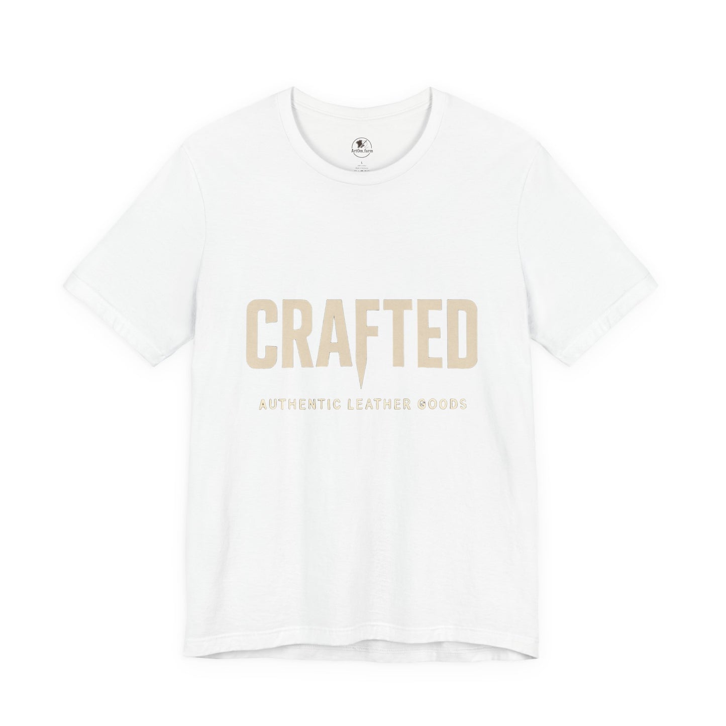 Crafted Leather Goods Tee - Unisex Casual Shirt, Vintage Style Cozy Everyday Wear, Perfect Gift for Him - ArtOm_farm™ LEATHER