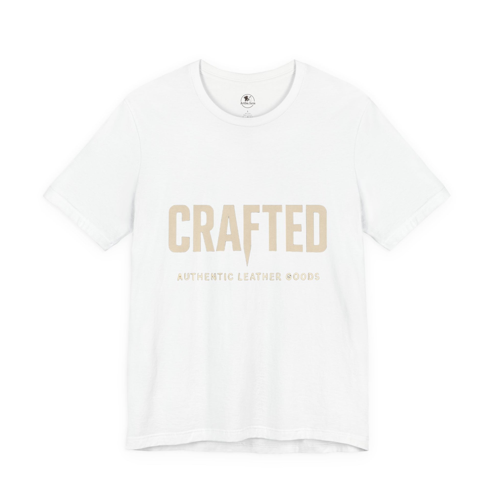 Crafted Leather Goods Tee - Unisex Casual Shirt, Vintage Style Cozy Everyday Wear, Perfect Gift for Him - ArtOm_farm™ LEATHER