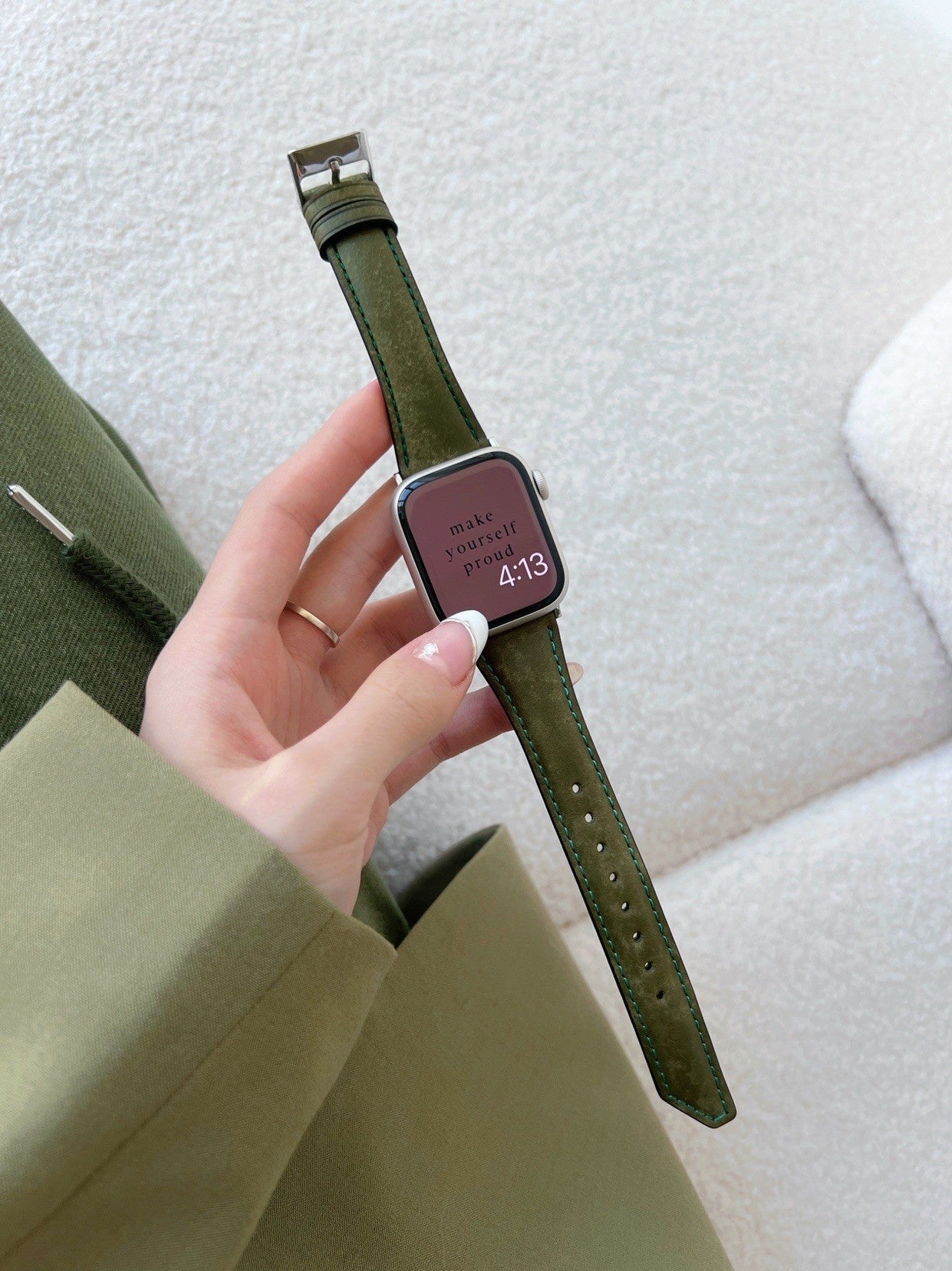 Homemade Vintage Leather Watch Strap for Ultimate Comfort - ArtOm_farm™ LEATHER 