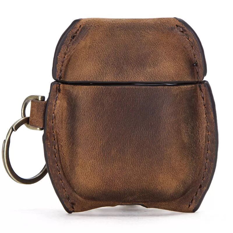 Crazy Horse Leather Bluetooth Headset - Premium Wireless Audio Experience - ArtOm_farm™ LEATHER 