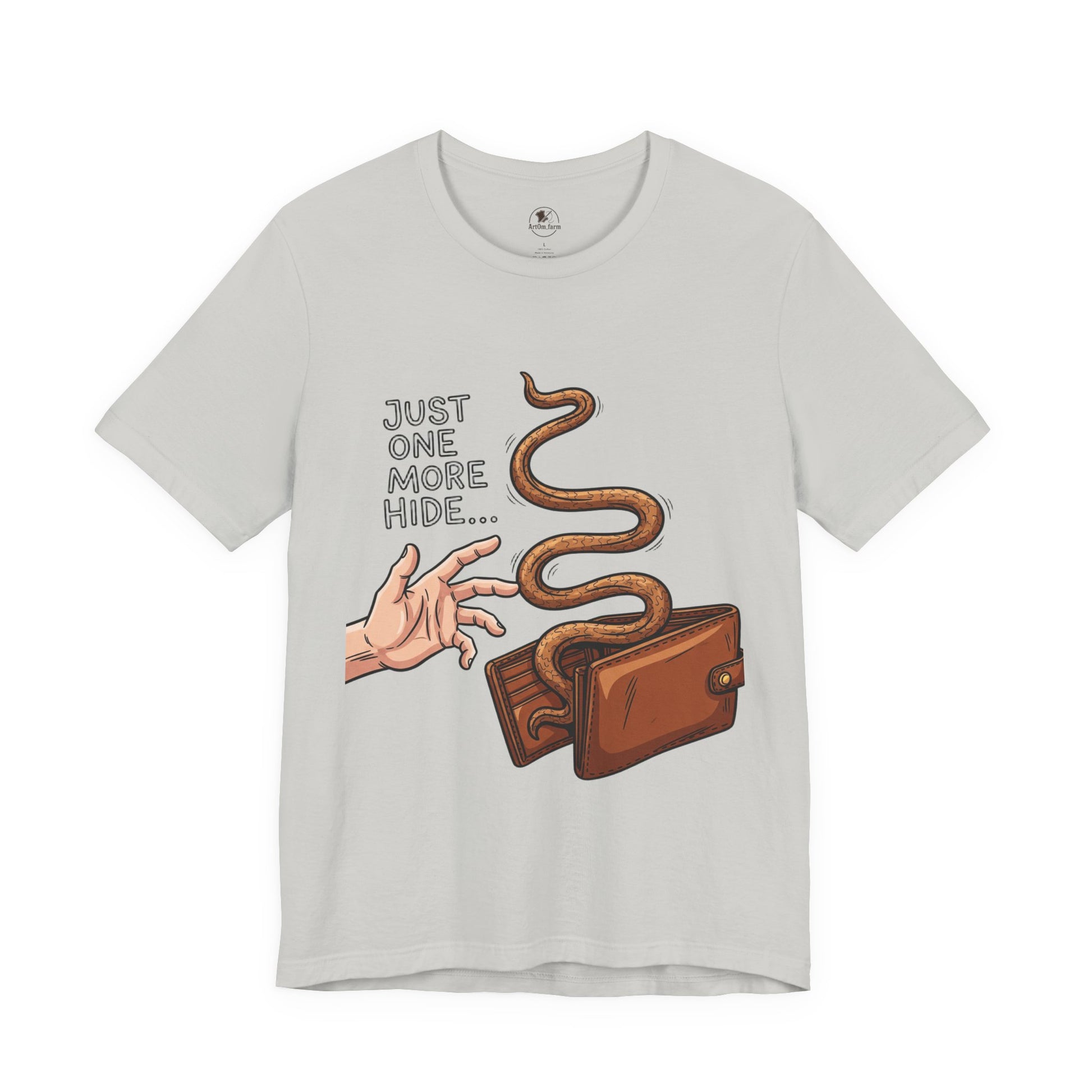 Quirky Tees for Fun Lovers - Perfect Casual Wear for Gifts, Parties, and Everyday Humor - ArtOm_farm™ LEATHER 