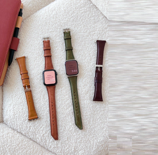 Homemade Vintage Leather Watch Strap for Ultimate Comfort - ArtOm_farm™ LEATHER 