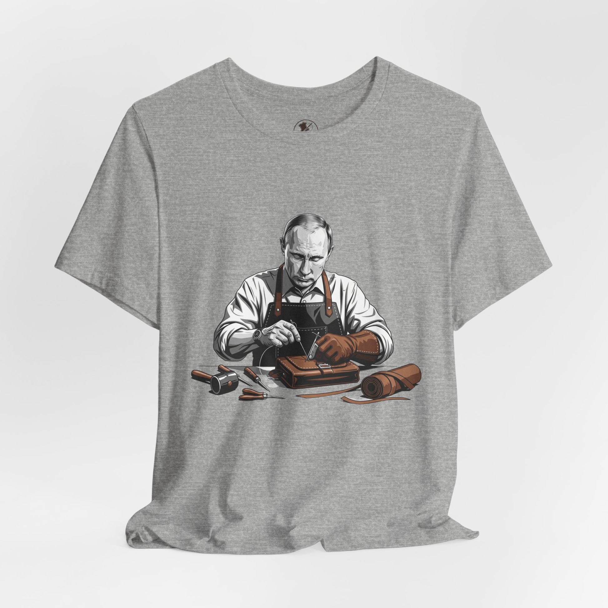 Craftsman Graphic Tee for Artisans, Perfect Birthday Gifts and Everyday Wear - ArtOm_farm™ LEATHER 