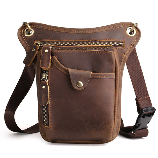 The new crazy horse leather satchel bag - vintage retro leather purse for men - ArtOm_farm™ LEATHER