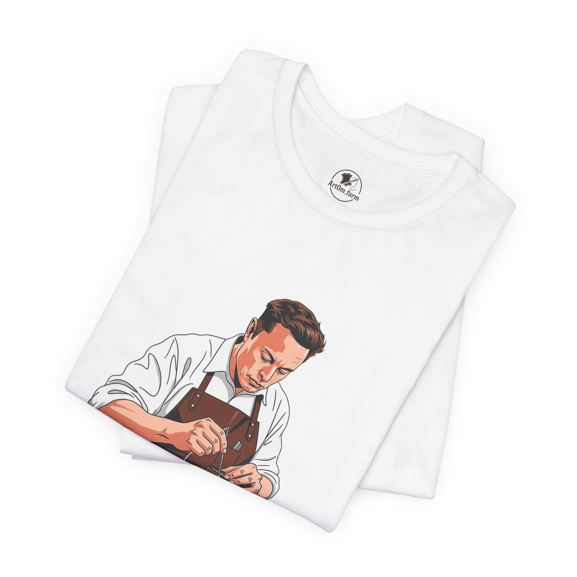 Craftsman Tee - Celebrate Artisanship with the Perfect Gift for Handyman and Father's Day, Ideal for Casual Everyday Wear - ArtOm_farm™ LEATHER
