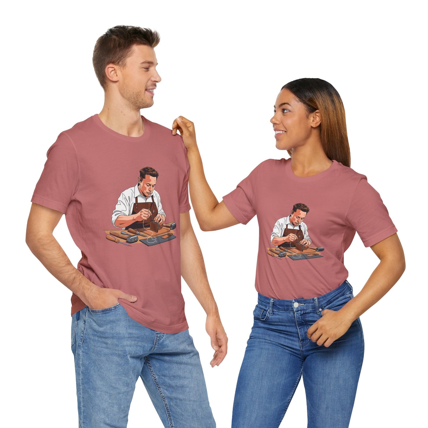 Craftsman Tee - Celebrate Artisanship with the Perfect Gift for Handyman and Father's Day, Ideal for Casual Everyday Wear - ArtOm_farm™ LEATHER 