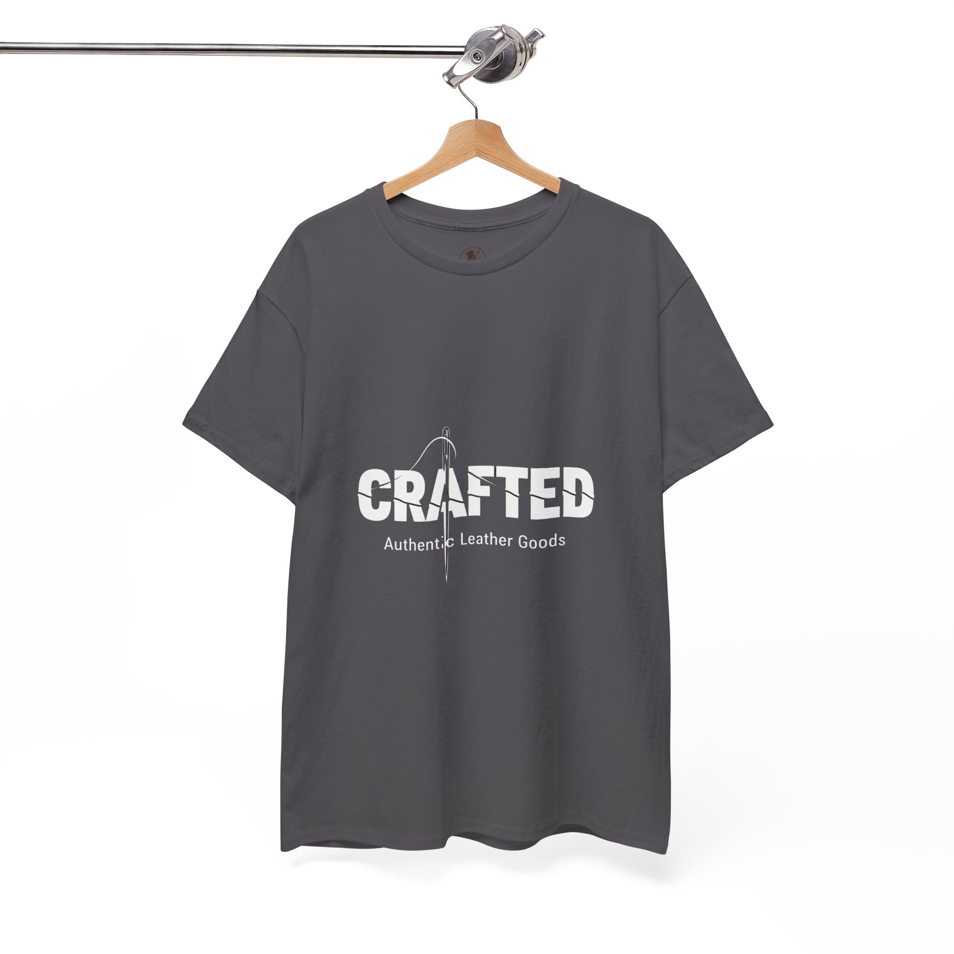 Crafted Leather Goods Tee - Artisan Unisex T-Shirt for Casual Everyday Wear, Unique Gift for Him, Perfect for Craft Lovers - ArtOm_farm™ LEATHER
