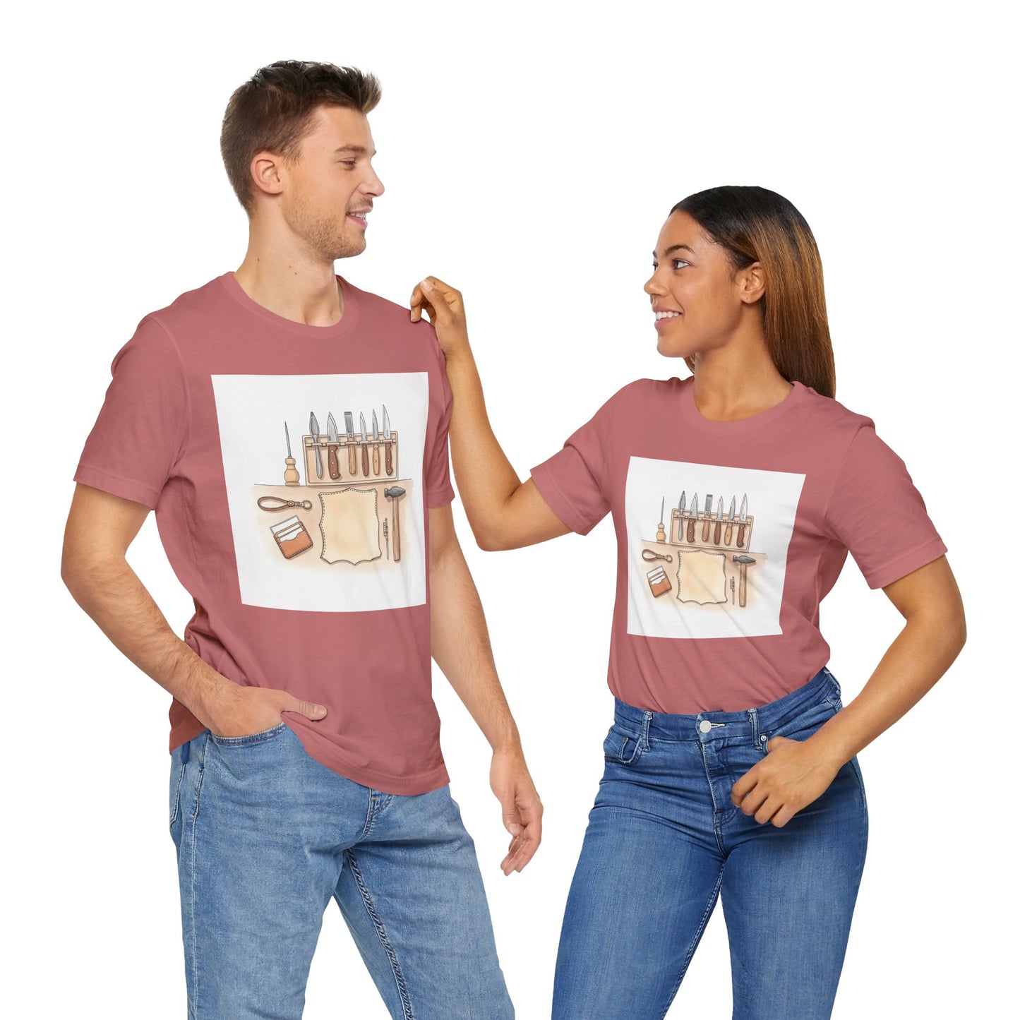 Craftsman Tools Shirt - Short Sleeve Tee for DIY Enthusiasts, Artisan Gift, Workshop Apparel, Perfect Father's Day Gift - ArtOm_farm™ LEATHER