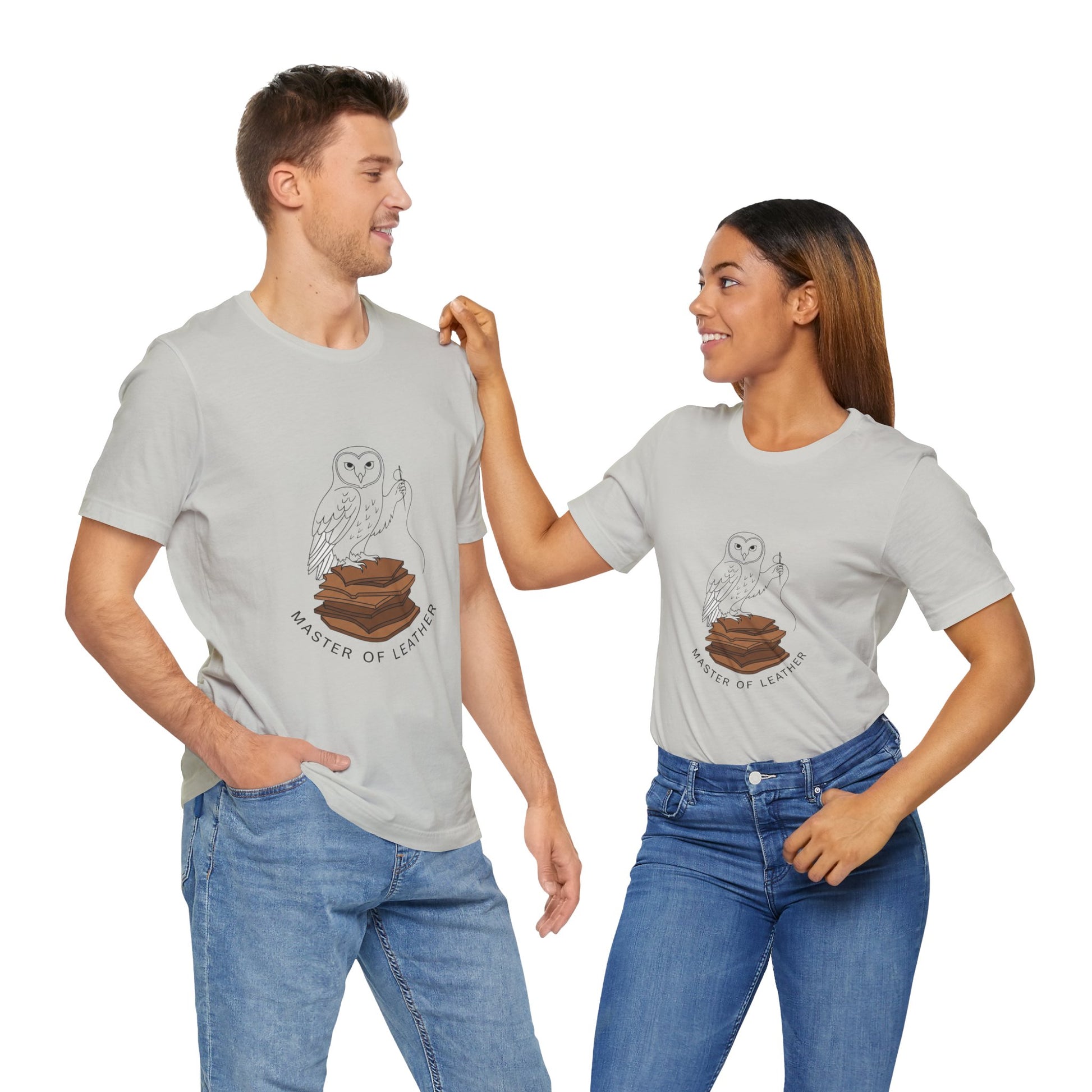 Master of Leather Tee - Ideal for Craftsmen, Creative Gifts, Casual Wear, and Artistic Celebrations - ArtOm_farm™ LEATHER 
