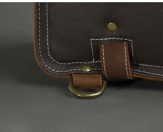 Multifunctional Vintage Leather Backpack in Crazy Horse Leather Design