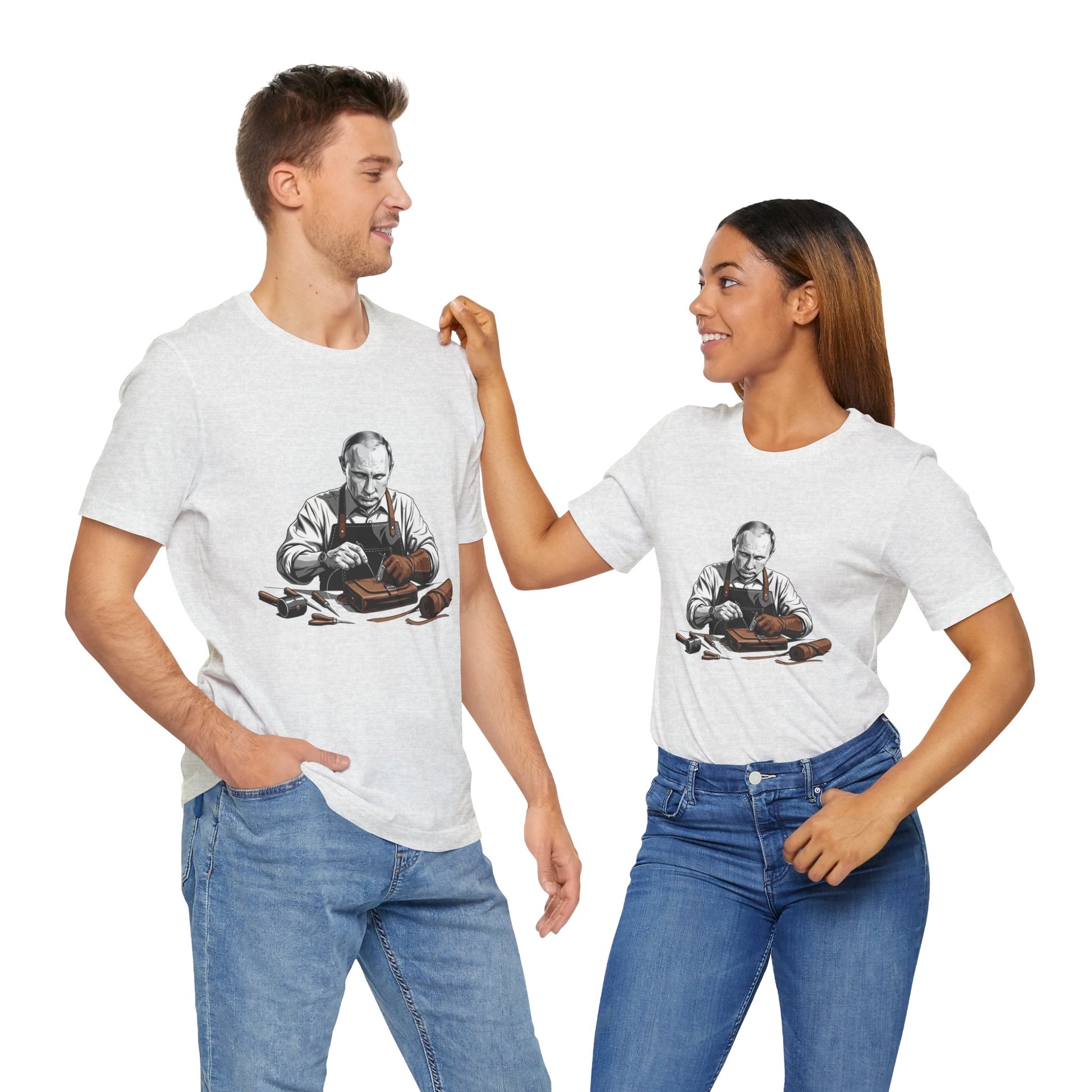 Craftsman Graphic Tee for Artisans, Perfect Birthday Gifts and Everyday Wear - ArtOm_farm™ LEATHER 