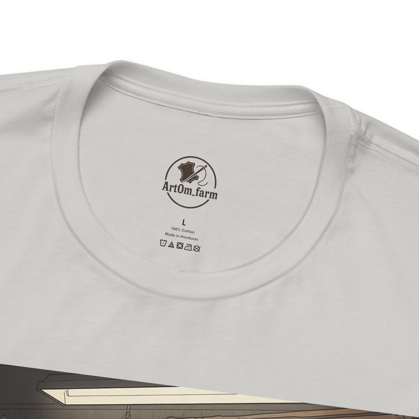 Leather Legend Graphic Tee - Artisan Vintage Style Shirt, Perfect Gift for Craftsmen and Father's Day - ArtOm_farm™ LEATHER 