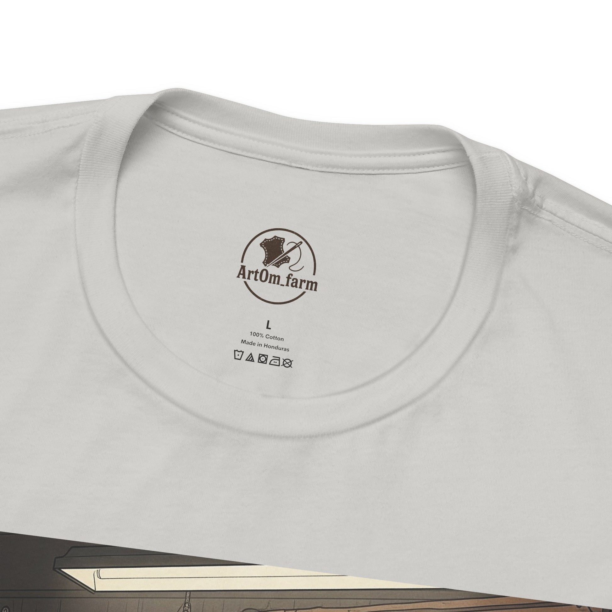 Leather Legend Graphic Tee - Artisan Vintage Style Shirt, Perfect Gift for Craftsmen and Father's Day - ArtOm_farm™ LEATHER 