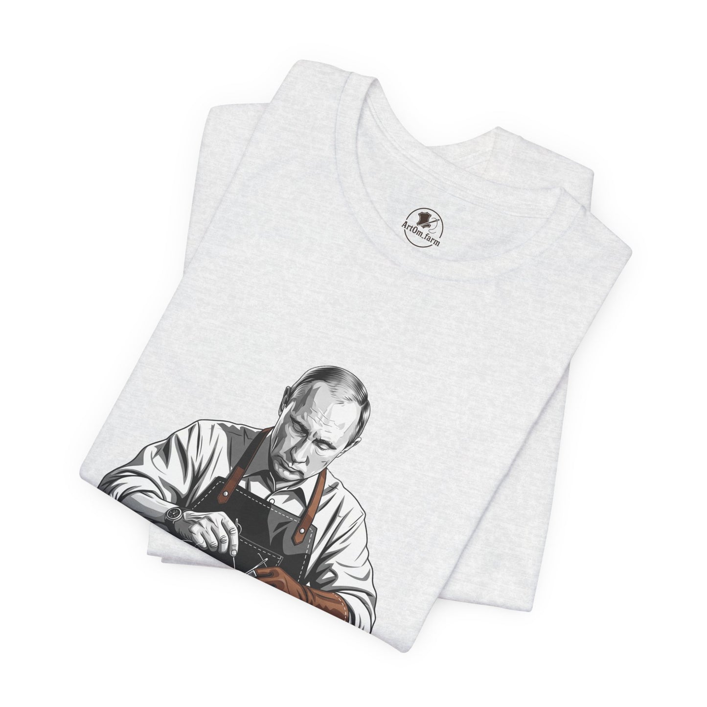 Craftsman Graphic Tee for Artisans, Perfect Birthday Gifts and Everyday Wear - ArtOm_farm™ LEATHER