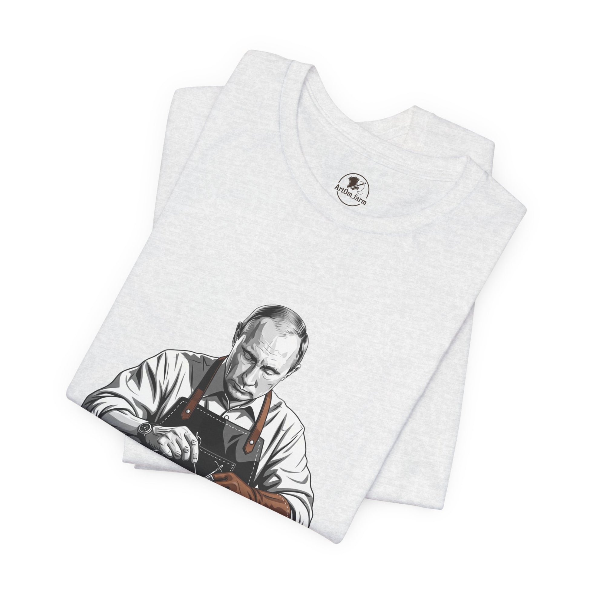 Craftsman Graphic Tee for Artisans, Perfect Birthday Gifts and Everyday Wear - ArtOm_farm™ LEATHER
