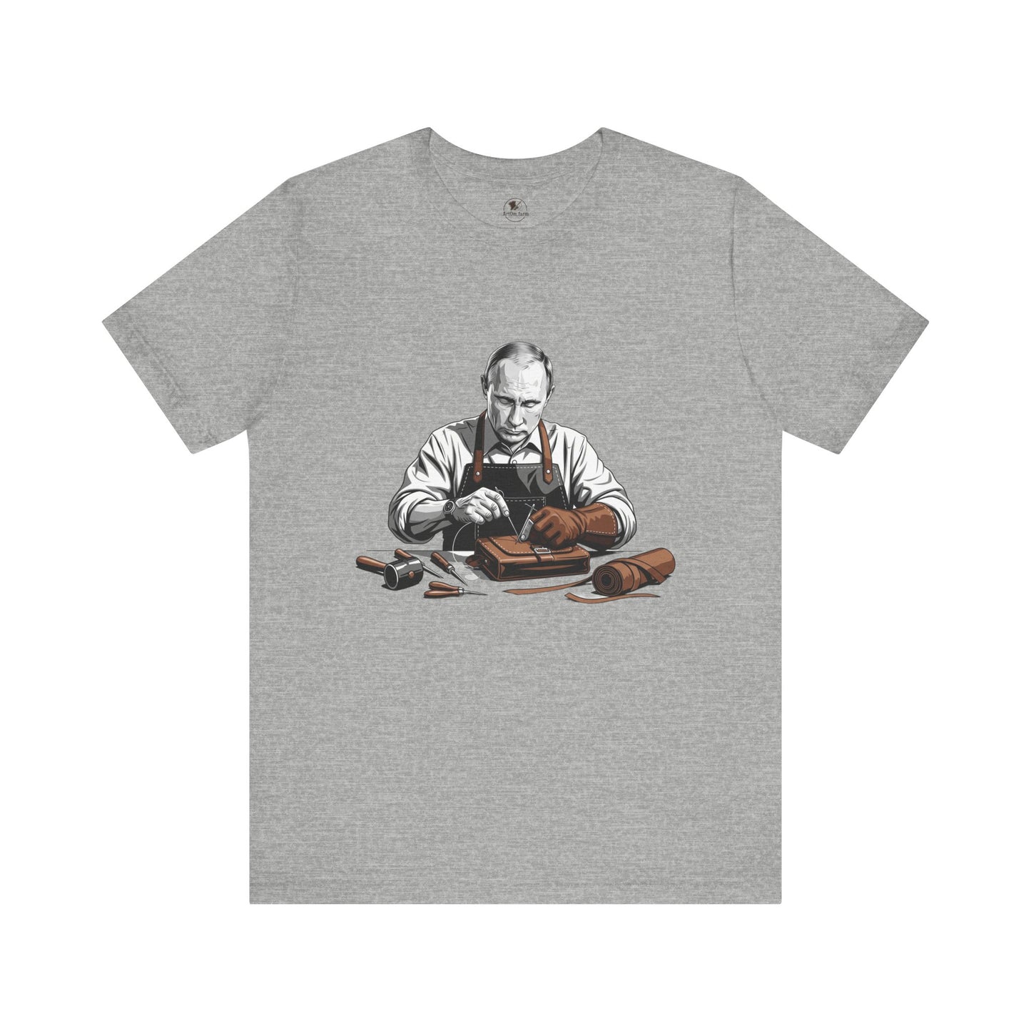 Craftsman Graphic Tee for Artisans, Perfect Birthday Gifts and Everyday Wear - ArtOm_farm™ LEATHER
