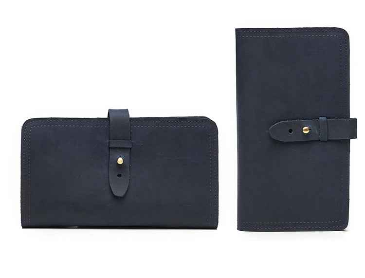 Genuine Leather Crazy Horse Clutch - Stylish Genuine Leather Clutch for Everyday Use - ArtOm_farm™ LEATHER