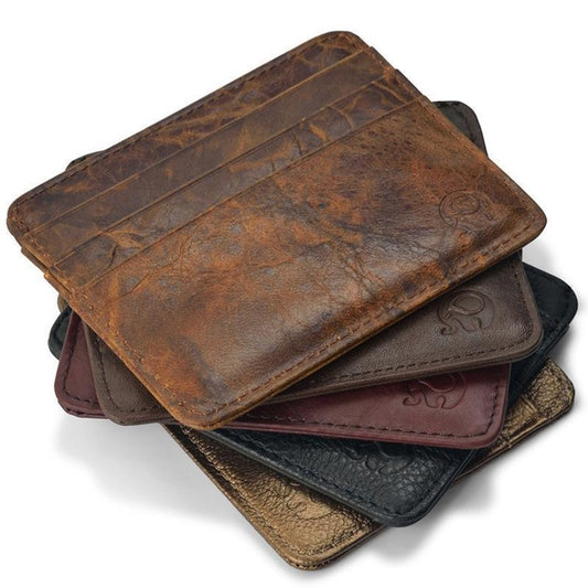 Genuine Leather Magic Wallet - The Ultimate Genuine Leather Wallet for Style and Functionality - ArtOm_farm™ LEATHER 