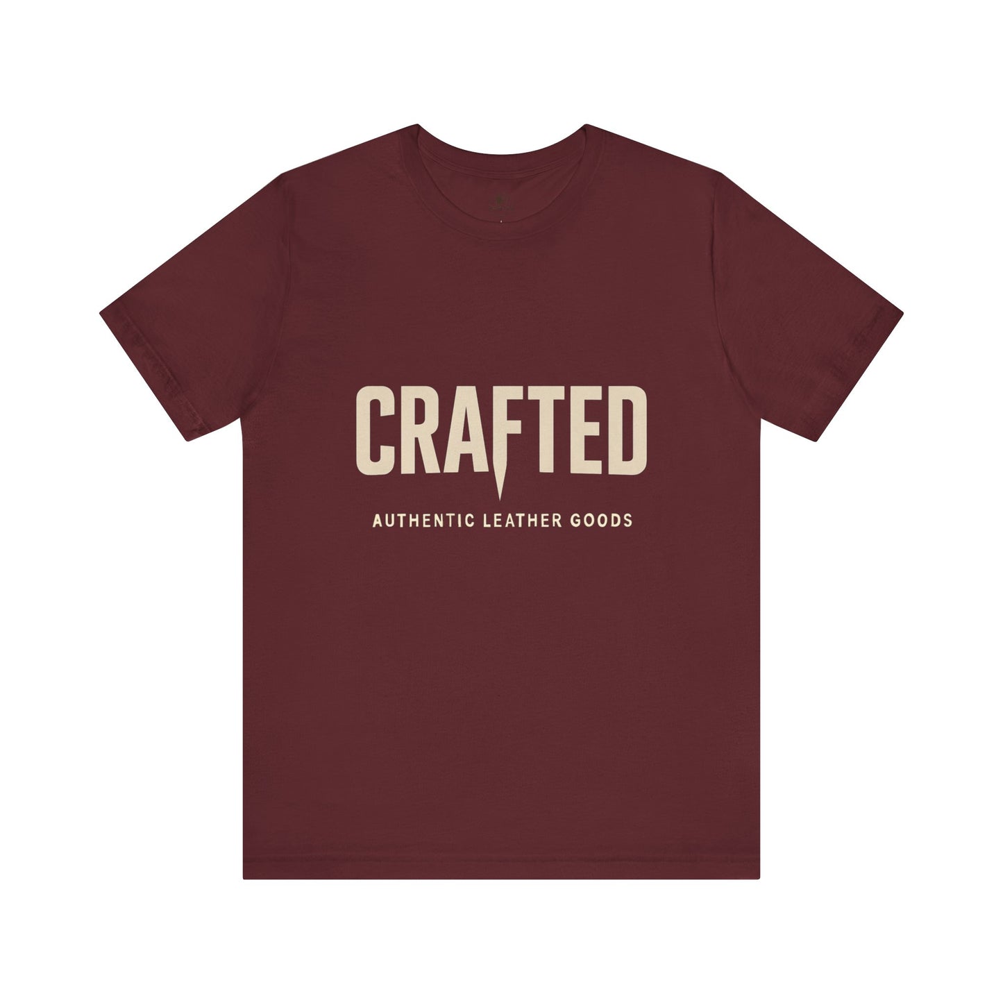 Crafted Leather Goods Tee - Unisex Casual Shirt, Vintage Style Cozy Everyday Wear, Perfect Gift for Him - ArtOm_farm™ LEATHER