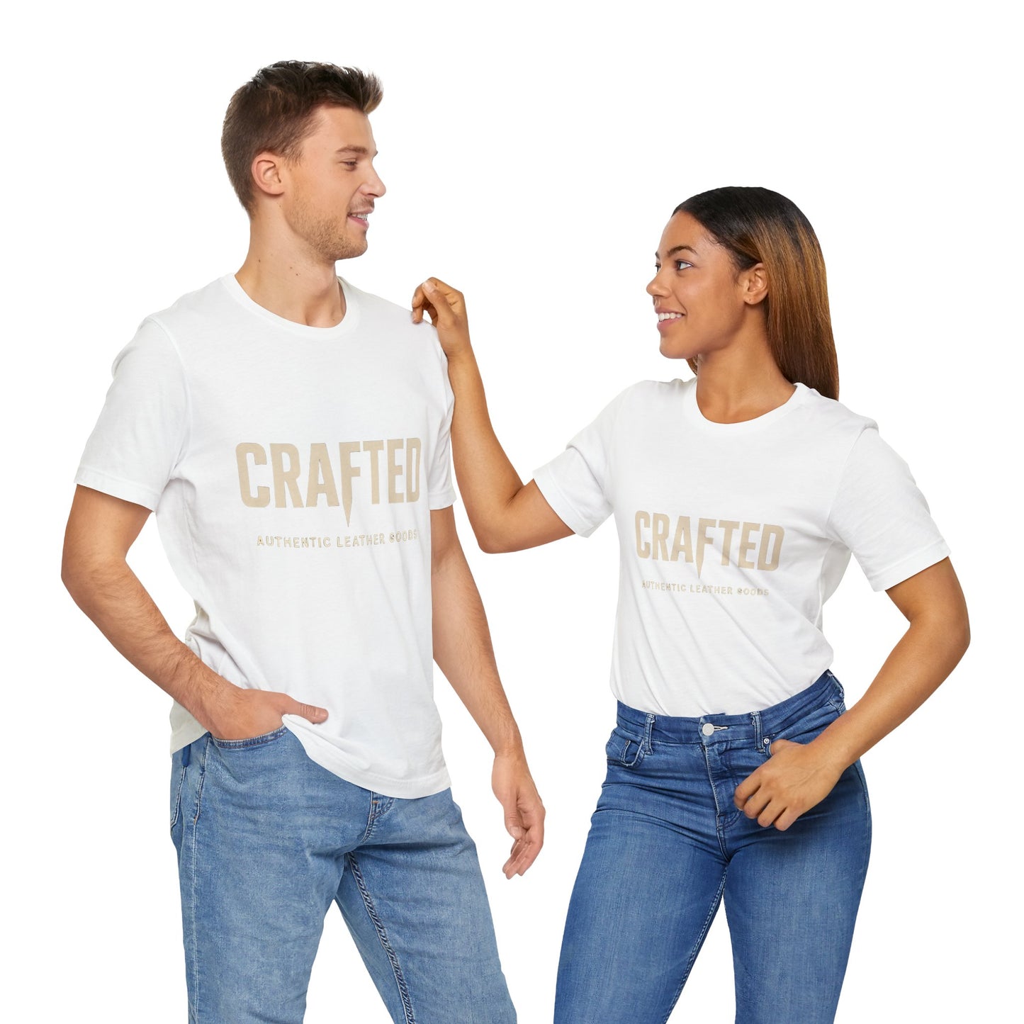 Crafted Leather Goods Tee - Unisex Casual Shirt, Vintage Style Cozy Everyday Wear, Perfect Gift for Him - ArtOm_farm™ LEATHER