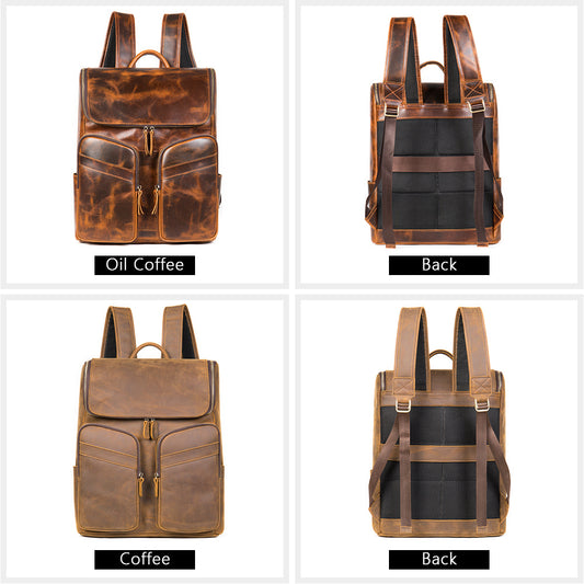 Vintage Leather Handbag for Timeless Style and Durability - ArtOm_farm™ LEATHER 