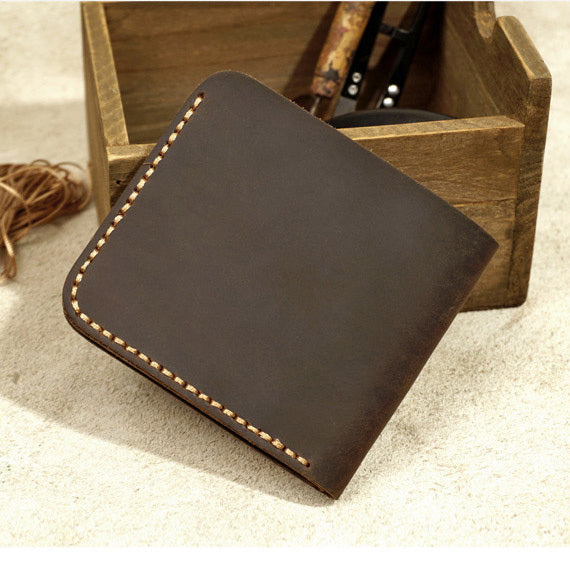 Handmade Leather Wallet for Men - Premium Quality Craftsmanship - ArtOm_farm™ LEATHER 