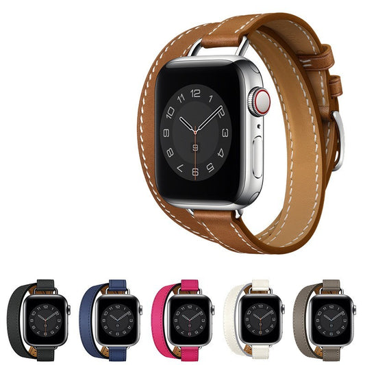Love Horse Series Watch - Leather Strap Small Waist Double Circle Slim - ArtOm_farm™ LEATHER 