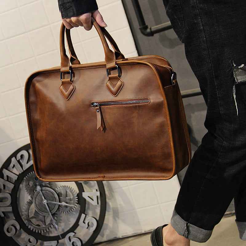 Crazy Horse Leather Handbag for Men - Premium Quality and Stylish Design - ArtOm_farm™ LEATHER