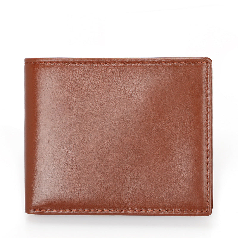 Men's Crazy Horse Leather Wallet - Durable and Stylish Accessory for Every Man - ArtOm_farm™ LEATHER 
