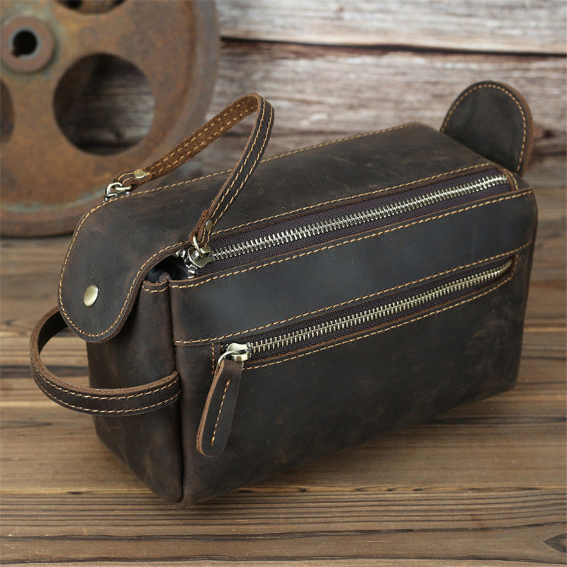 Leather Handbag for Women - Large Capacity Horse Leather Storage Bag - ArtOm_farm™ LEATHER 