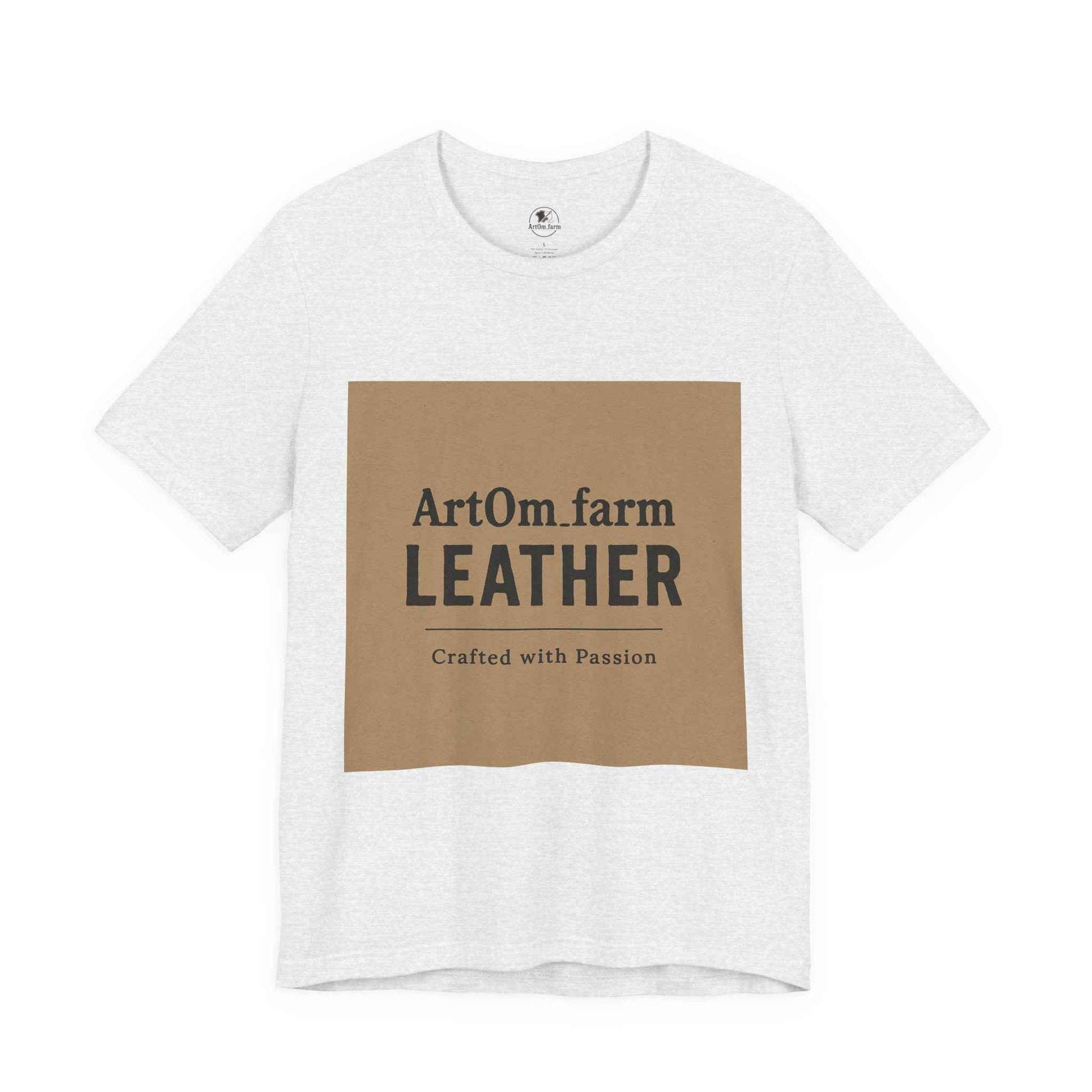 LEATHER Craft T-Shirt - Unisex Jersey Short Sleeve Artisan Tee for Crafters, Perfect Casual Outfit Gift